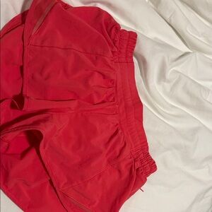 Women's coral Athletic Shorts